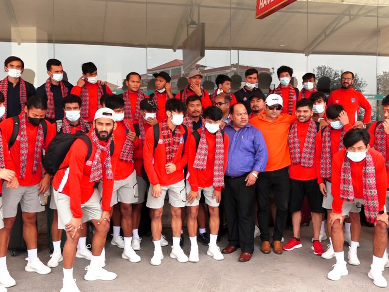 एएफसी एसियन कप खेलेर नेपाली टोली फर्कियो, कप्तान भन्छन्- अनुभवी खेलाडी नहुँदा फरक पर्‍यो